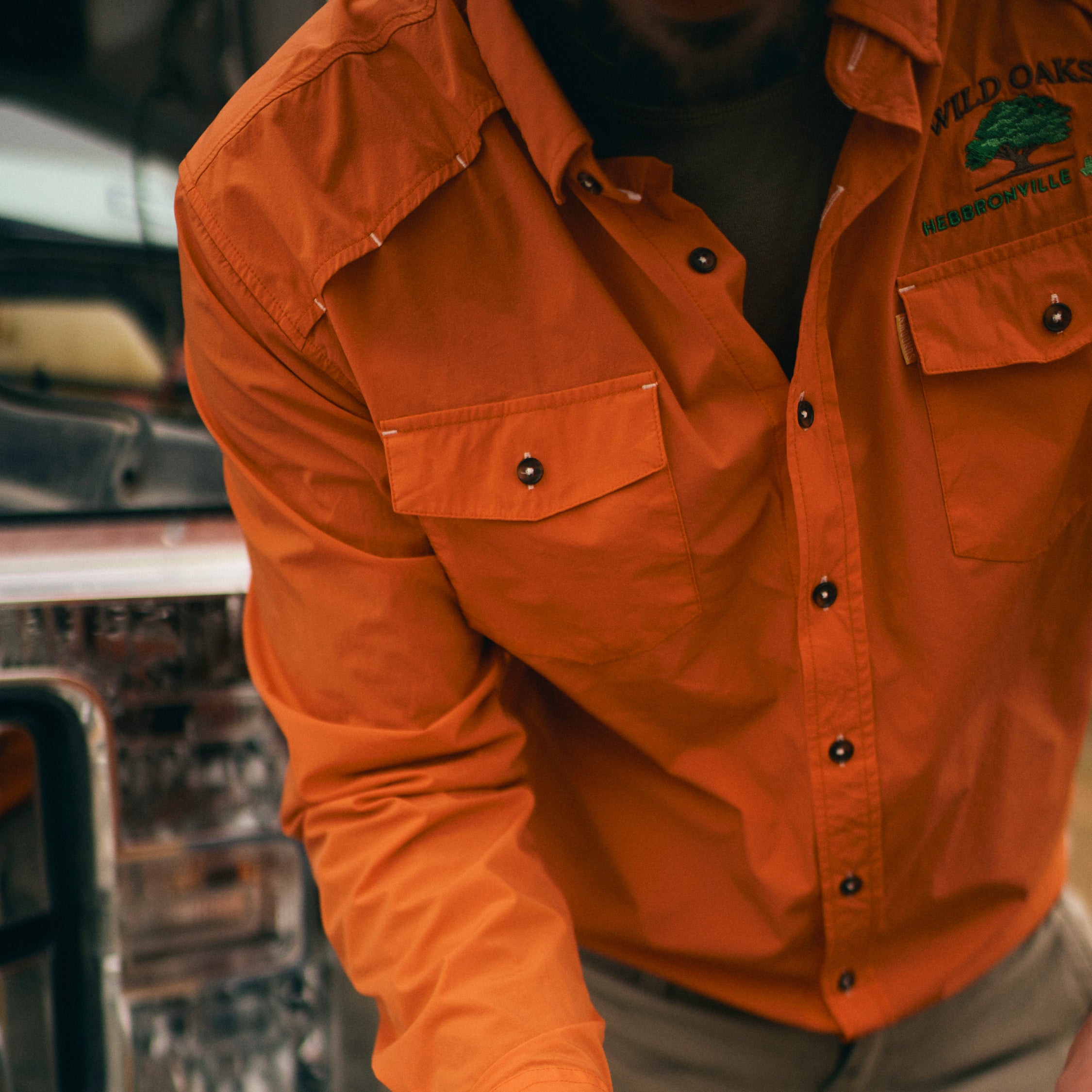 Hunting - Blaze Orange Hunting Long Sleeve Performance Shirt - Sundown Supply Co