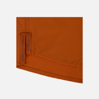 side cutout on side seam of Burnt Orange Pearl Snap Field Shirt S/S