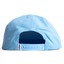 Light blue cap with a dark blue interior on a white background