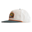 Cap with a logo patch on a white background