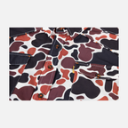 Closeup of buttons and front pockets of Brown Camo Performance Field Shirt S/S