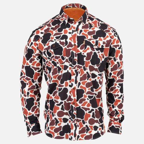 Brown Camo Performance Field Shirt L/S