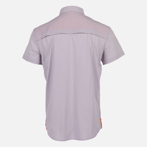 rear view of Sundown Moonstone short sleeve performance field shirt