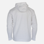 rear view of White Greetings Heavyweight Hoodie