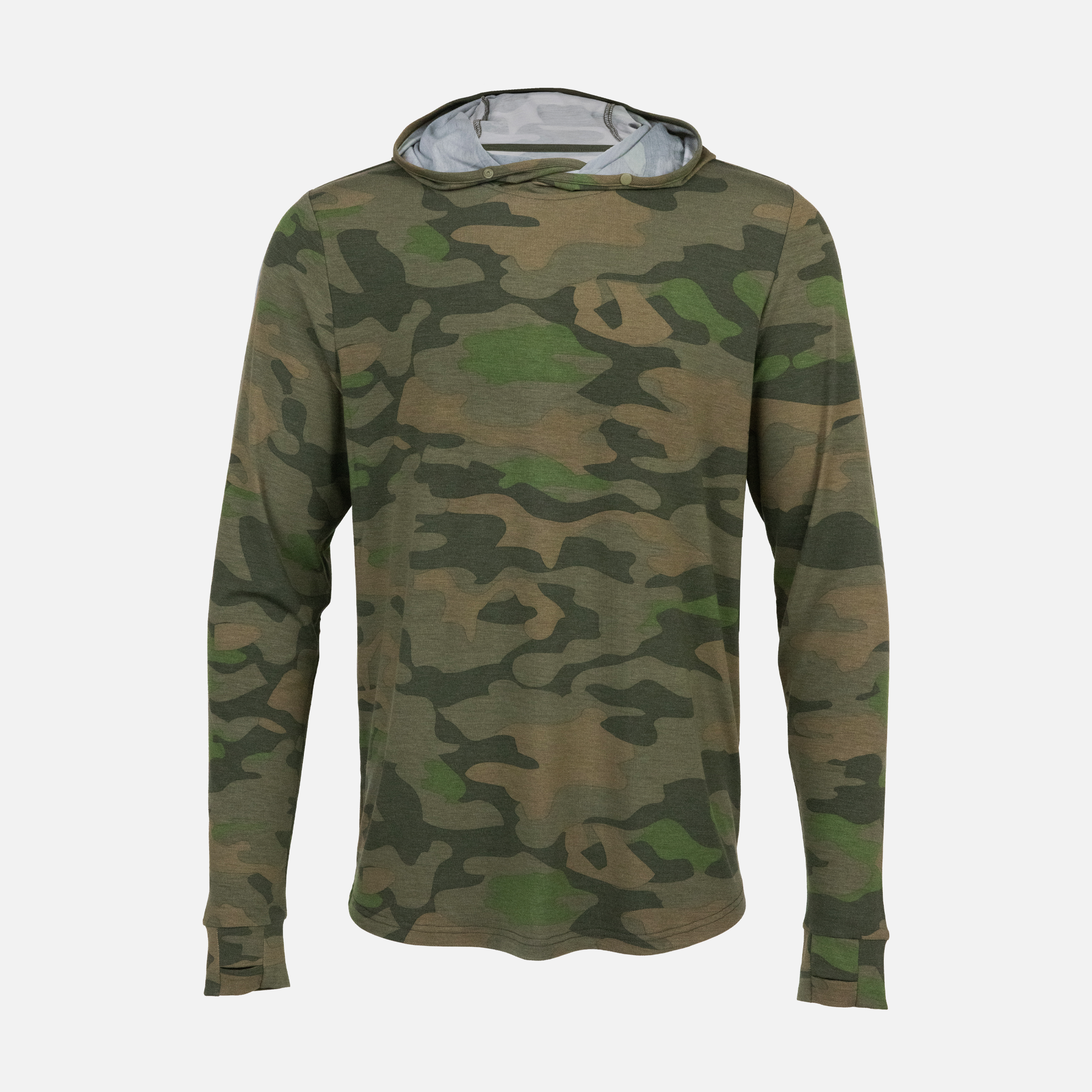 Vintage Camo Bamboo Sun Hoodie L/S