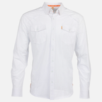 Long sleeve White performance field shirt - Sundown Supply Co