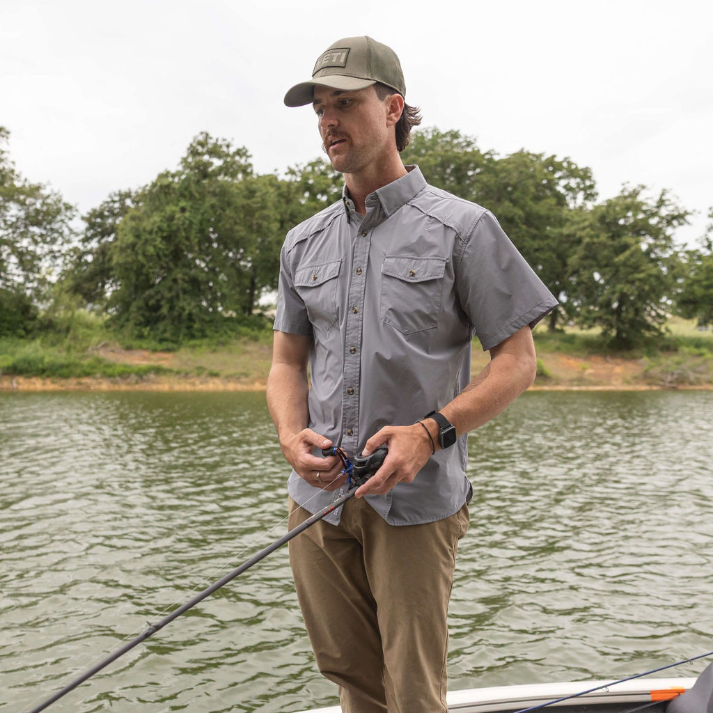 Short Sleeve - Performance Shirt - Gray - Sundown Supply Co