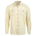 Plaid shirt with long sleeves on a white background